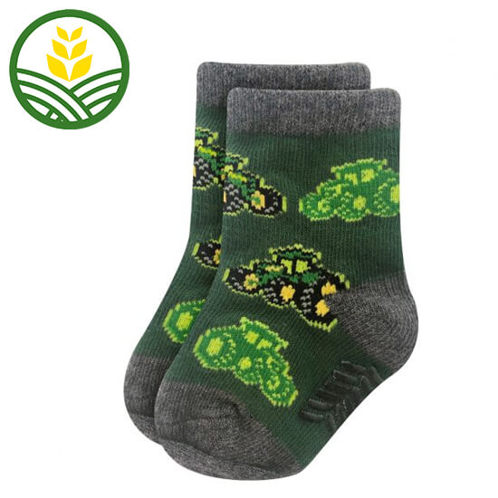 John Deere 2-Pack Socks Tractor Crew