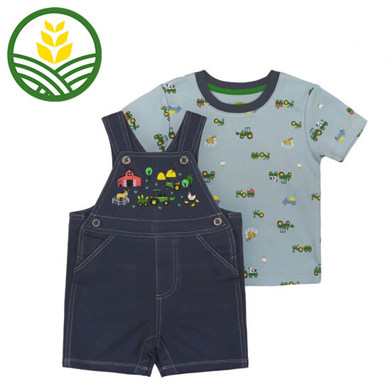 John Deere 2 Piece Tractor Shortall Set