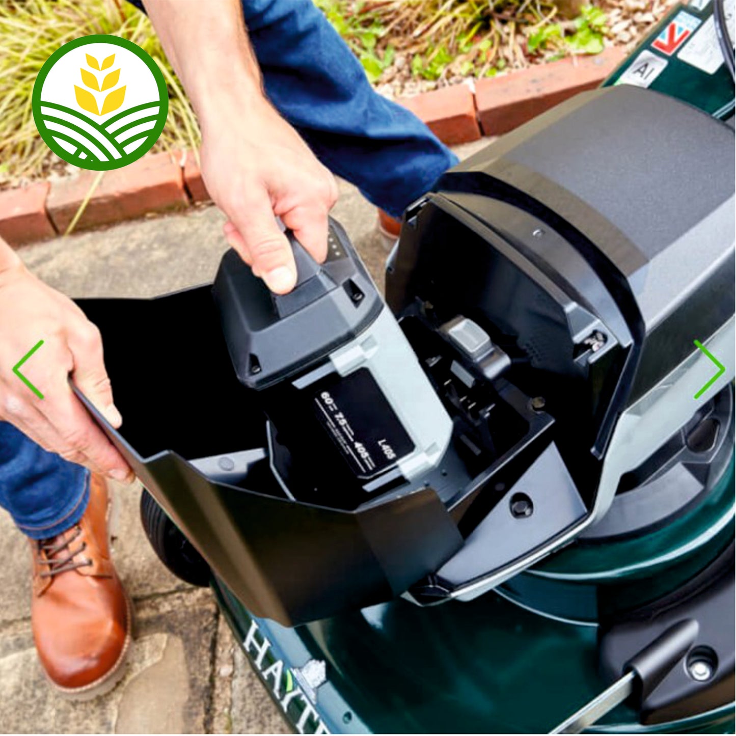 Hayter Harrier 48 Cordless Variable Speed Lawn Mower 60V (CODE477A)