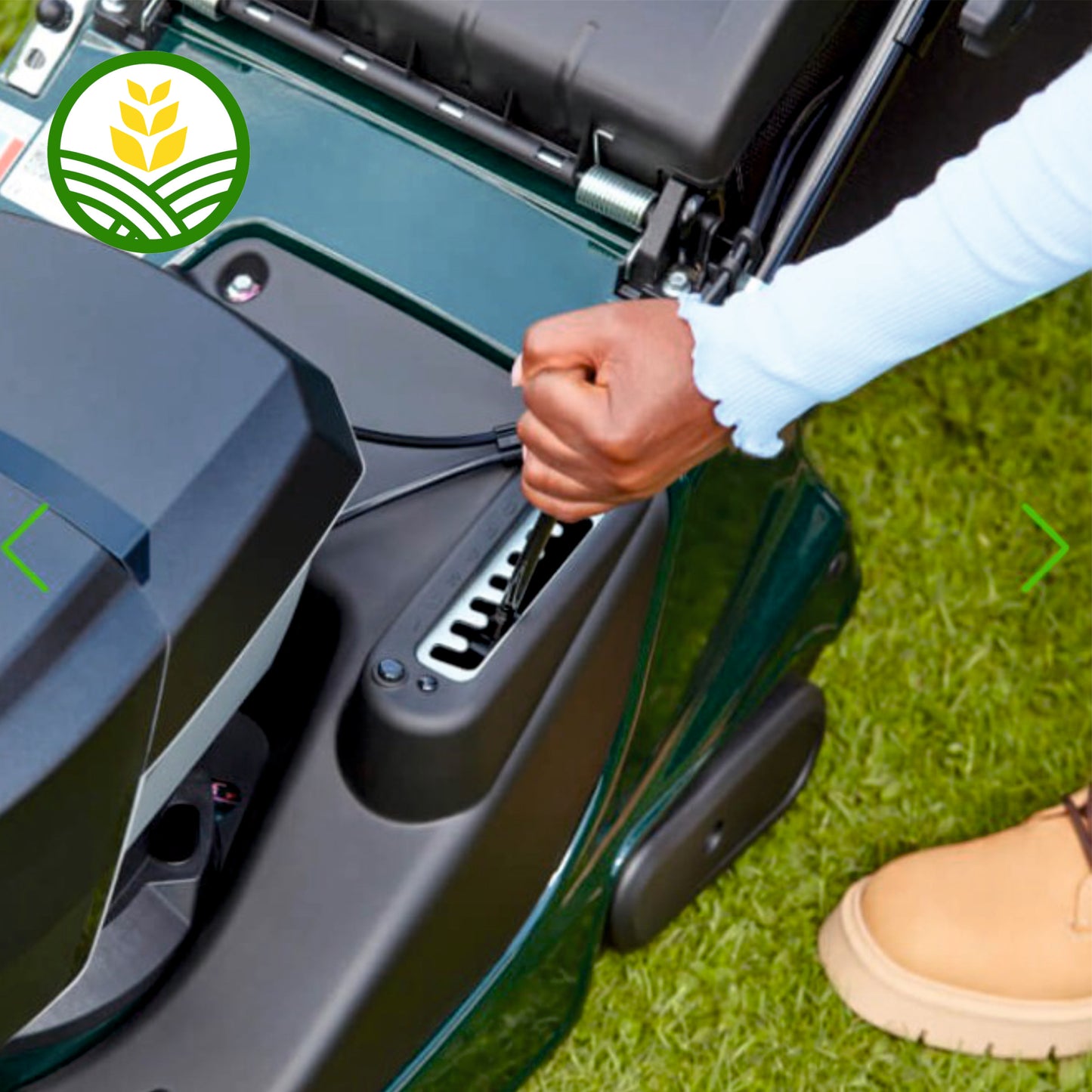 Hayter Harrier 48 Cordless Variable Speed Lawn Mower 60V (CODE477A)
