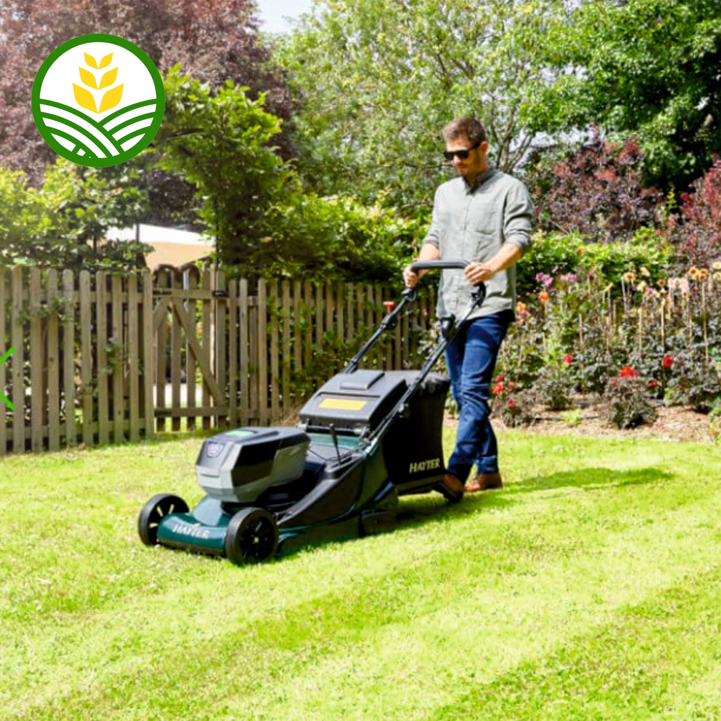 Hayter Harrier 48 Cordless Variable Speed Lawn Mower 60V (CODE477A)