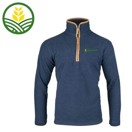Navy Jack Pyke Countryman pullover embroaided with Cornthwaite Group logo