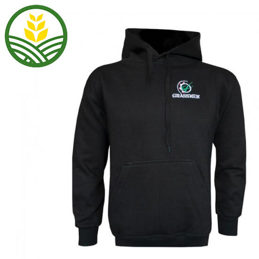 GRASSMEN Black Hoodie