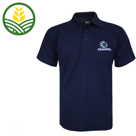GRASSMEN NO FARMERS. NO FOOD. NO FUTURE. Navy Polo Shirt