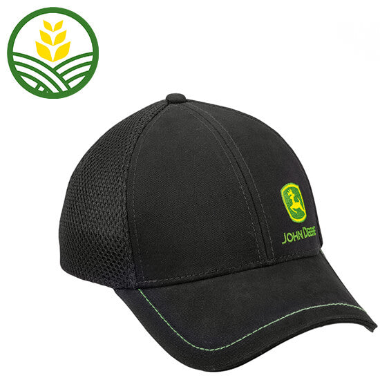 John Deere Mesh Cap Logo Black
