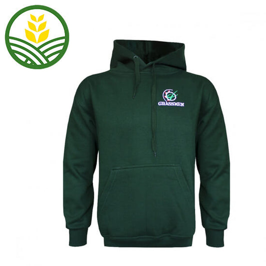 GRASSMEN Hoodie Bottle Green