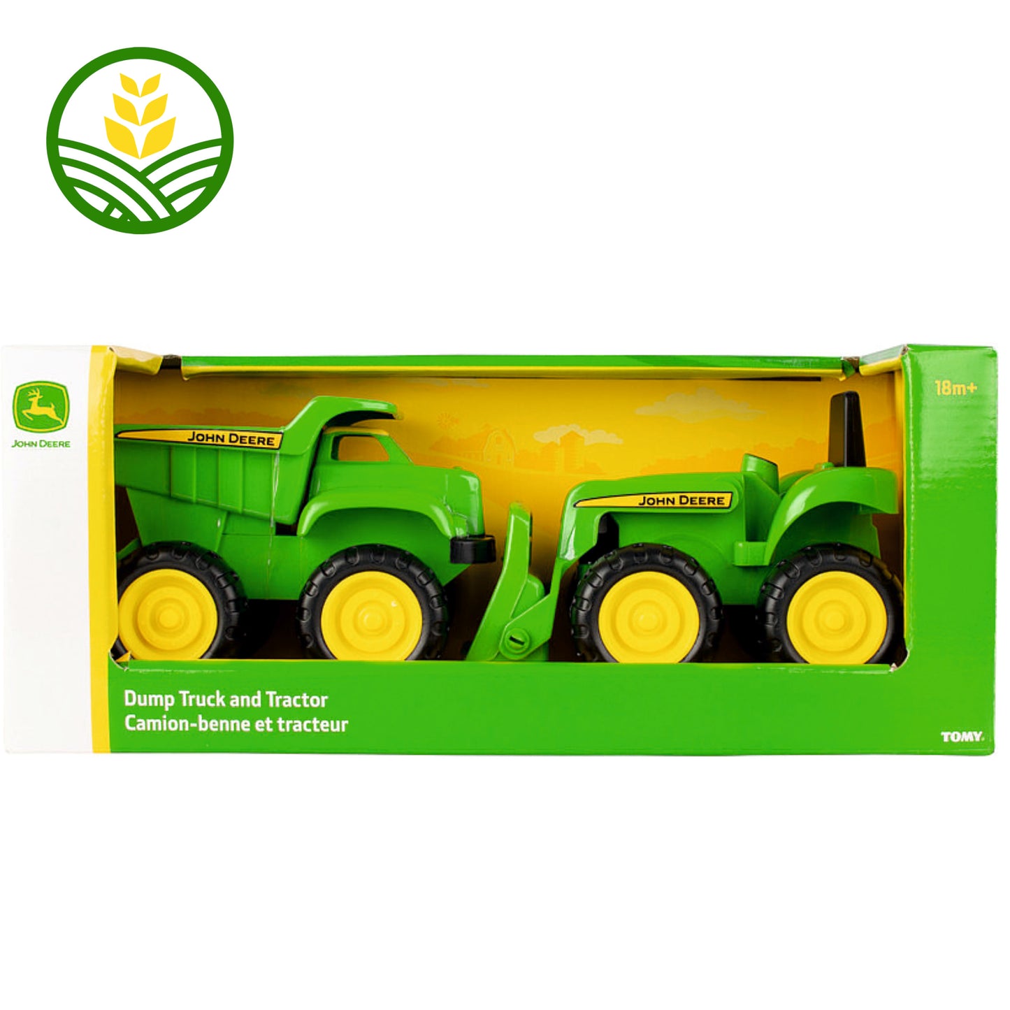 John Deere Mini Vehicles Sandbox Set
