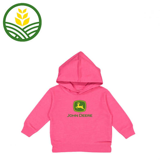 John Deere Pink Hooded Sweatshirt
