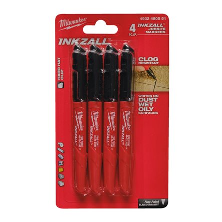 Milwaukee Inkzall Fine Marker (Red or Black)