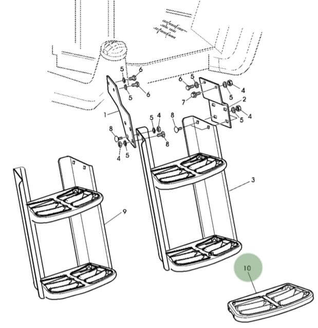 John Deere Weld On Step - L102114