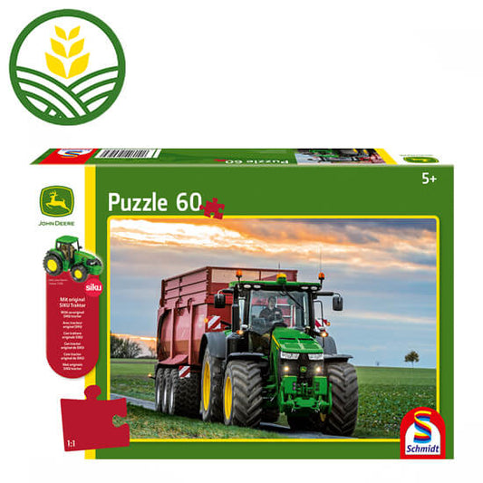 John Deere Puzzle + SIKU Tractor 'Tractor 8370R'