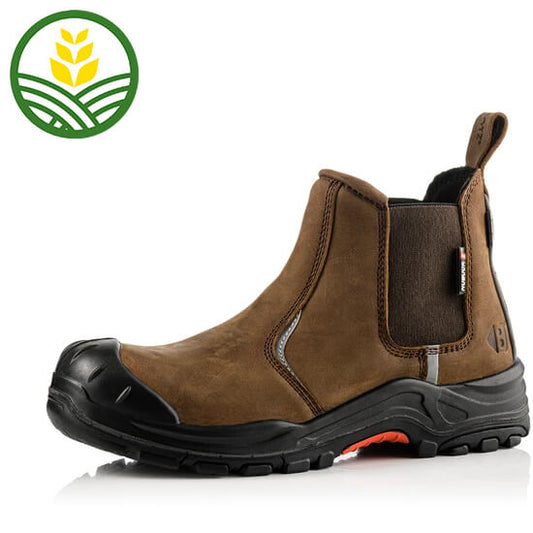 Buckler Safety Dealer Boot (NKZ101-Brown)