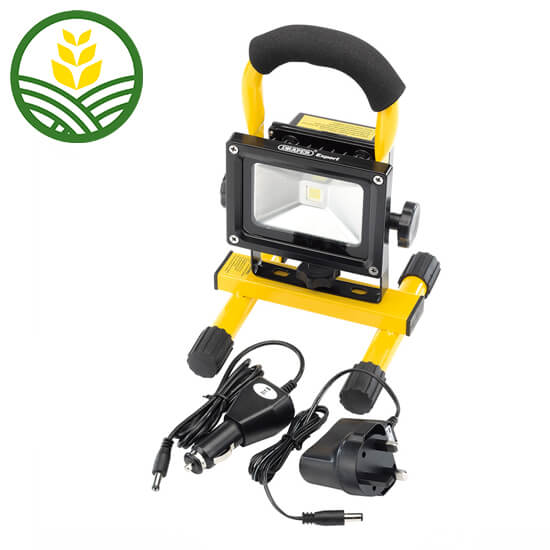 Draper 10W Cob LED Rechargeable Worklight (800 lumen)