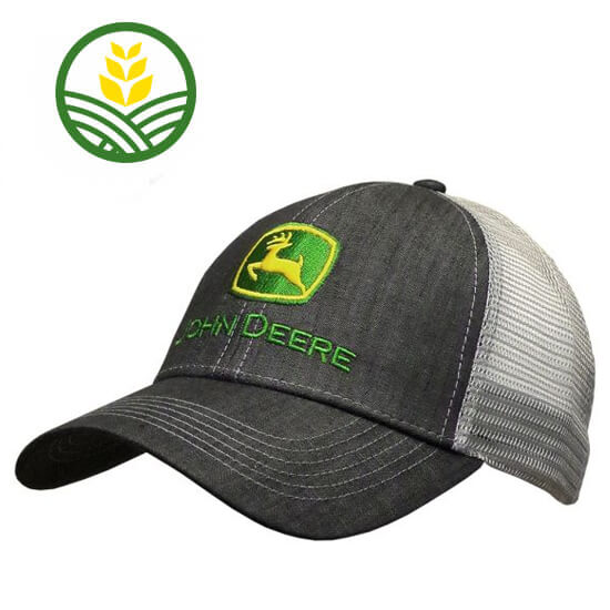 John Deere Chambray Denim Mesh Back Cap