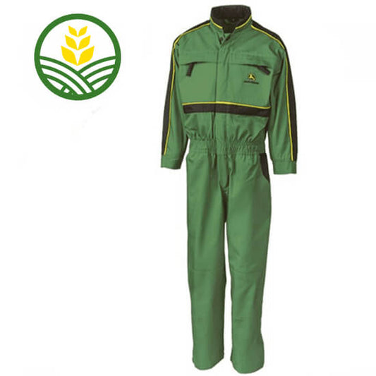 John Deere Kids Green Overalls With Black and Yellow Trim