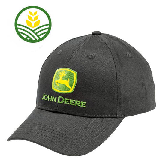 John Deere Black Trademark Cap