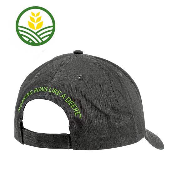 John Deere Black Trademark Cap