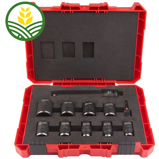 Milwaukee 1/2" Shockwave Impact Duty Short Socket Set (11pcs)