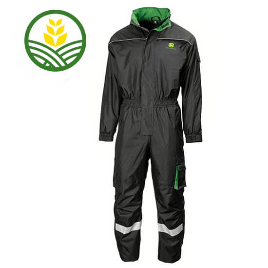John Deere Winter Work Overalls in Black