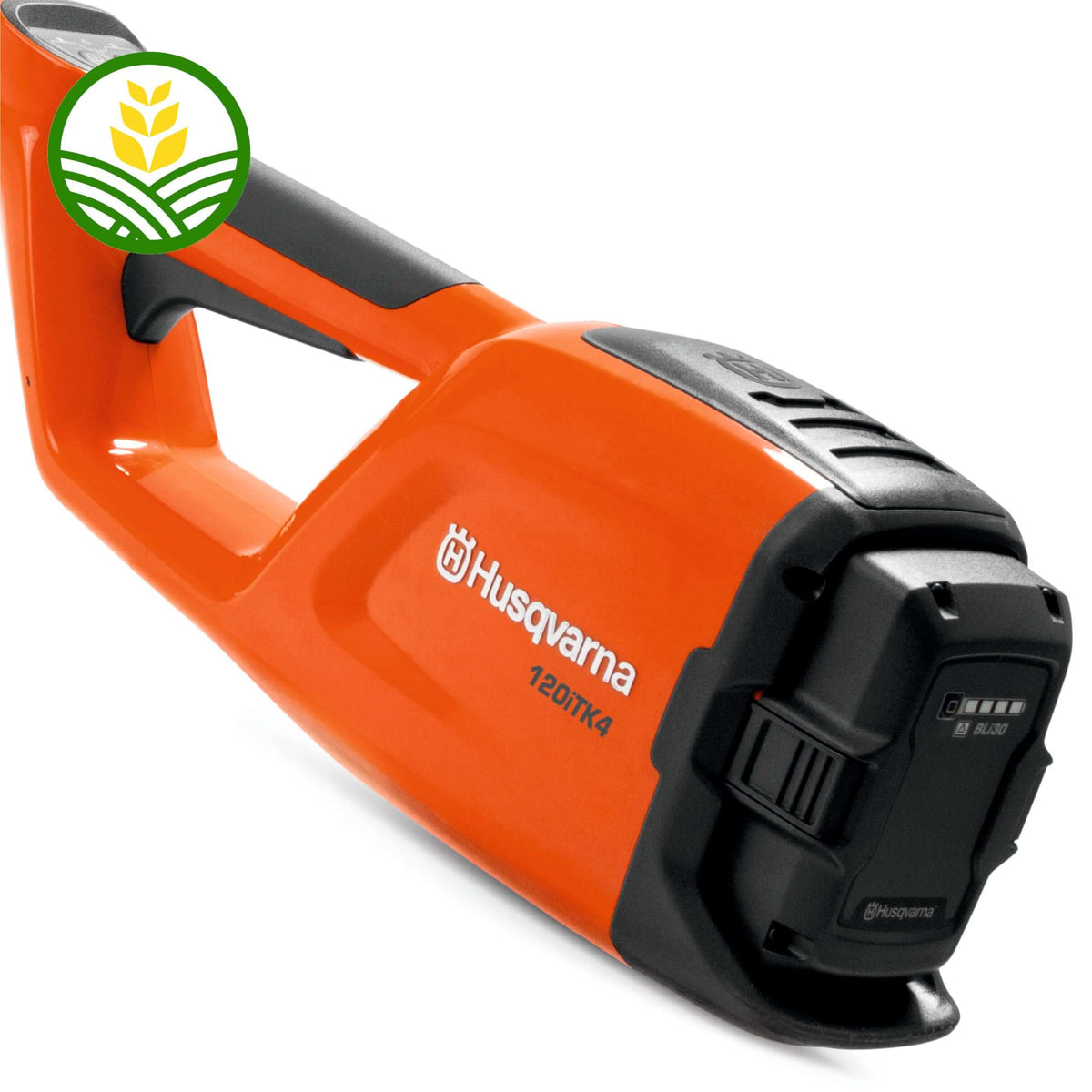 Husqvarna 120iTK4-H with battery and charger