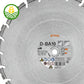 Stihl D-BA10/D-BA90 Diamond Cutting Wheel - Concrete/Asphalt - 12-16"