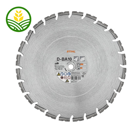 Stihl D-BA10/D-BA90 Diamond Cutting Wheel - Concrete/Asphalt - 12-16"