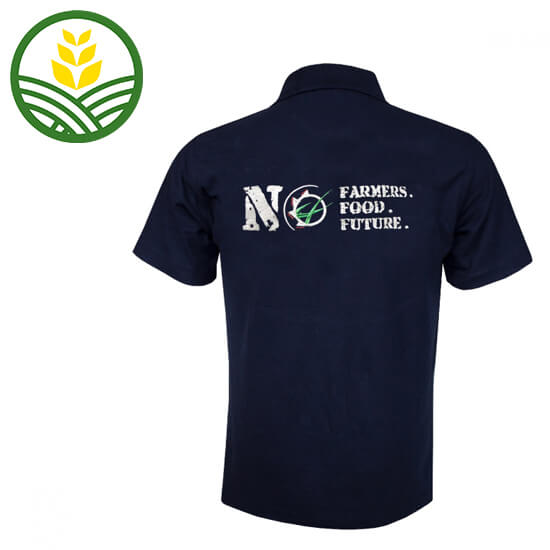 GRASSMEN NO FARMERS. NO FOOD. NO FUTURE. Navy Polo Shirt – Cornthwaite ...