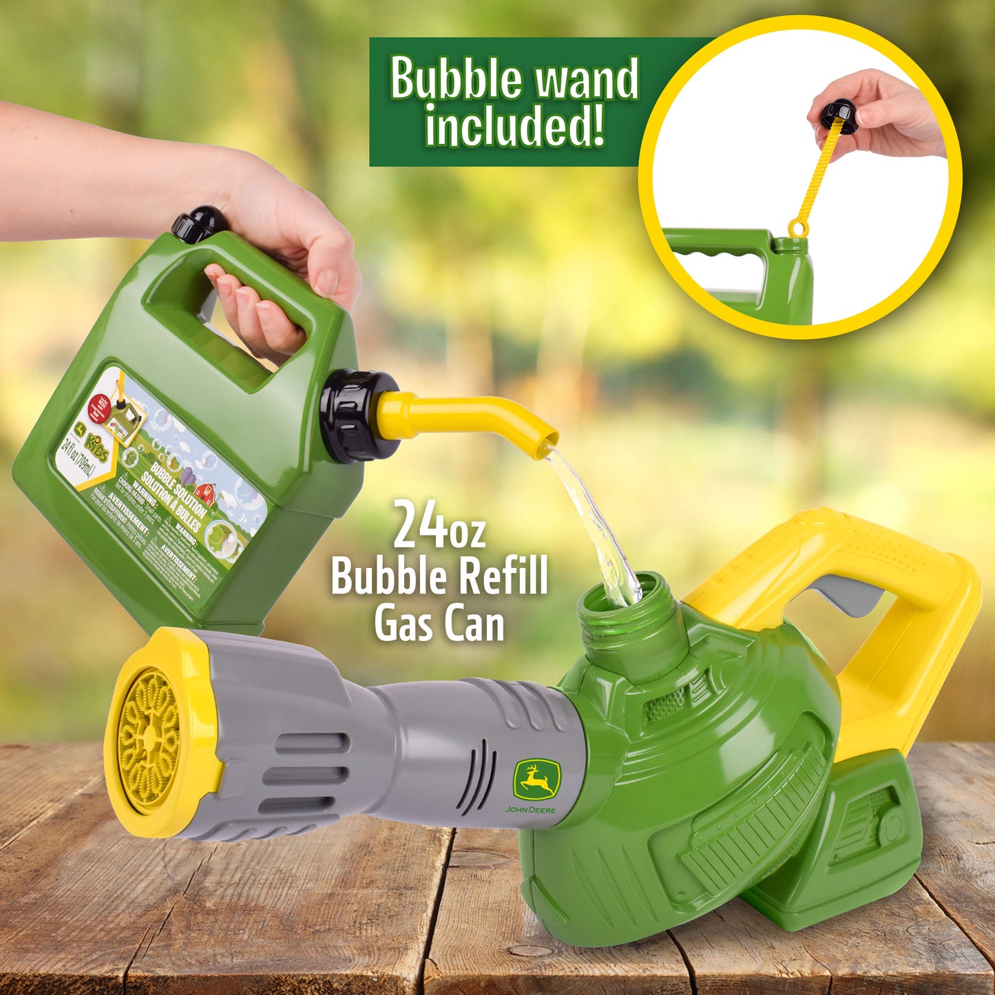 John Deere Bubble 'N' Fun Leaf Blower - MCELX4701460