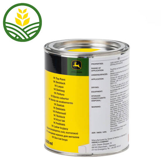 John Deere Yellow Paint, 1L can