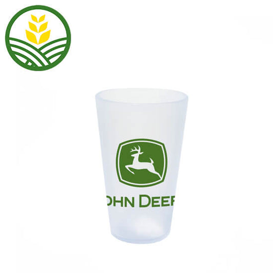 John Deere Sili Pint Glass Icicle