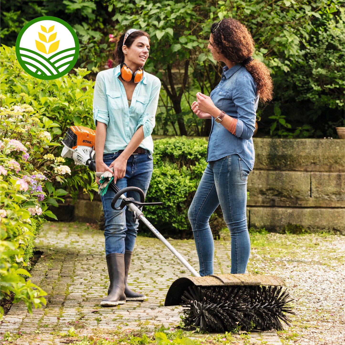 Stihl KB-KM Bristle Brush Kombitool