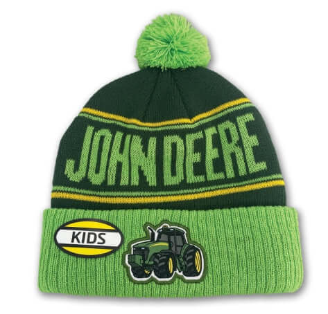 Kids Tractor POM Beanie - MC53093450GR