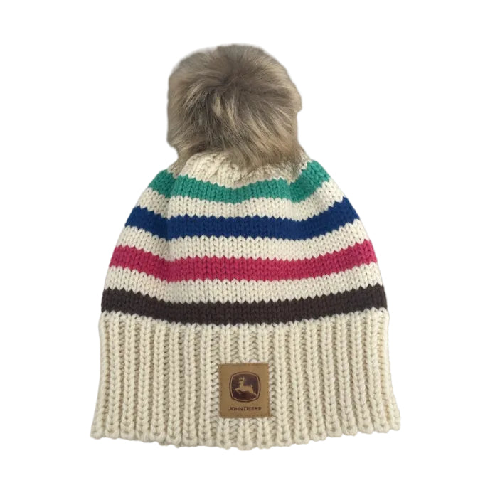 John Deere Pom Beanie
