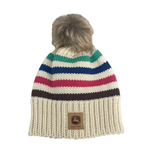 John Deere Pom Beanie