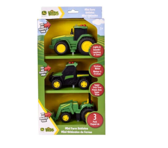 John Deere Lights & Sounds Tractors (3 Pack)