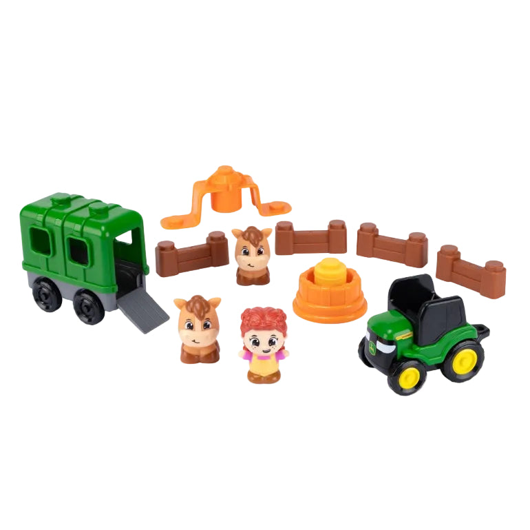Build-A-Buddy Stackers John Deere Horse Set