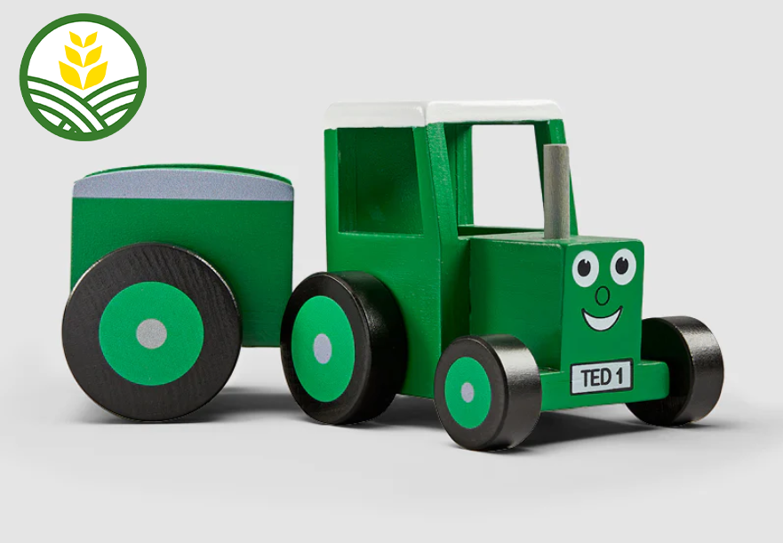 Tractor Ted Toy & Trailer