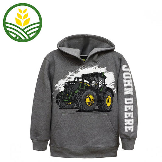 John Deere Sketch Tractor Fleece