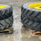 Used Set of John Deere Row Crop Wheels 380/90R46 & 380/85R30 BKT tyres