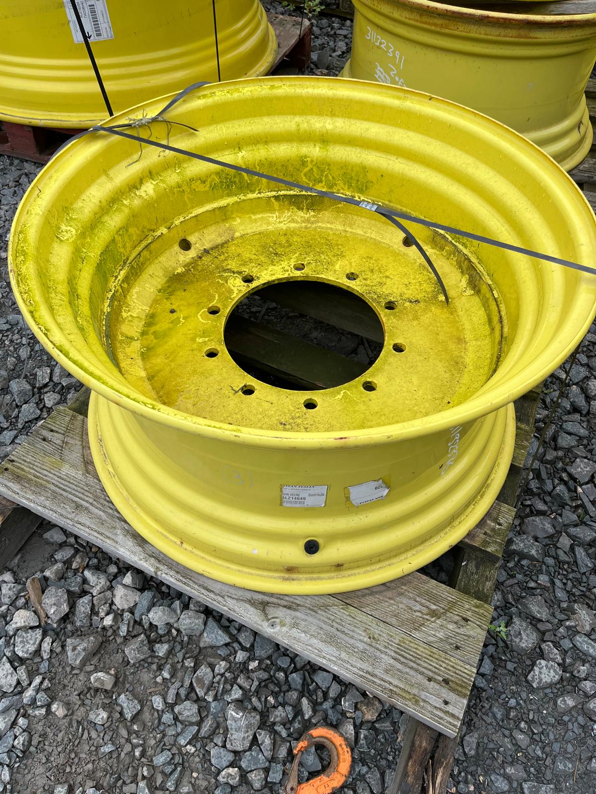 Used 15x30 John Deere Solid Wheel Rim