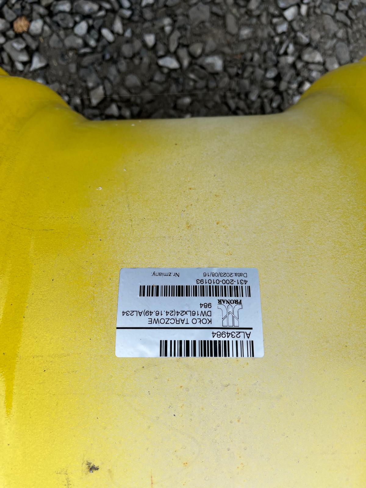 Used Pair 20x42 John Deere Solid Wheel Rims