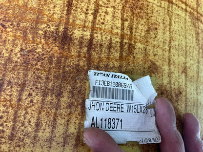 Used 15x28 Pair of John Deere Solid Wheel Rims