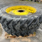 Used Set of John Deere Row Crop Wheels 380/90R46 & 380/85R30 BKT tyres