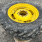 Used Set of Adjustable Row Crop Wheels Alliance 13.6R48 with 12.4R32 Fronts