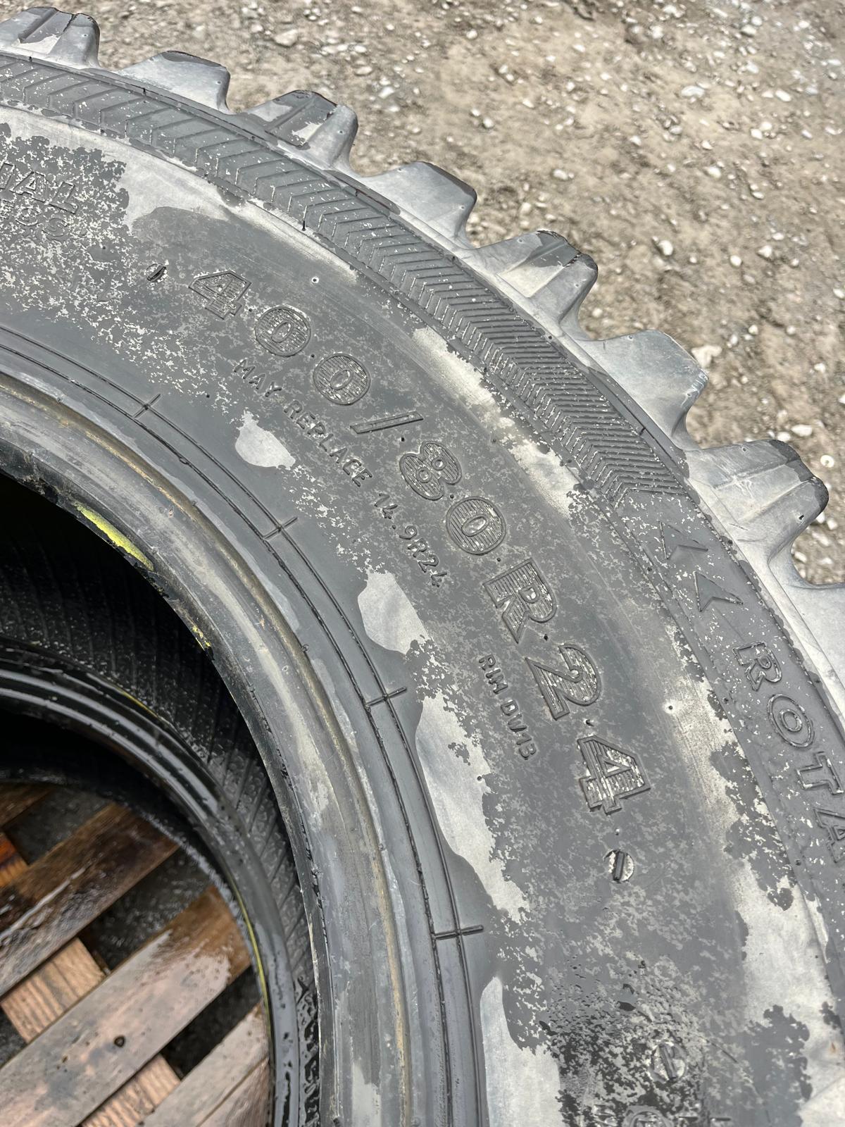 Used Set Nokian TRI2 tyres 440/80R34 & 400/80R24