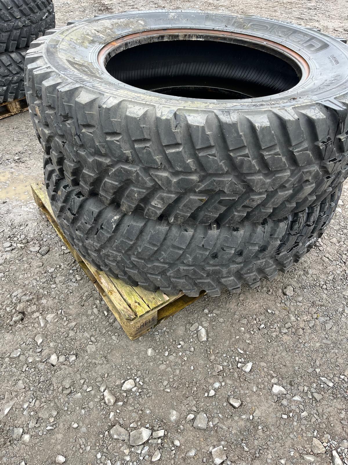 Used Set Nokian TRI2 tyres 440/80R34 & 400/80R24