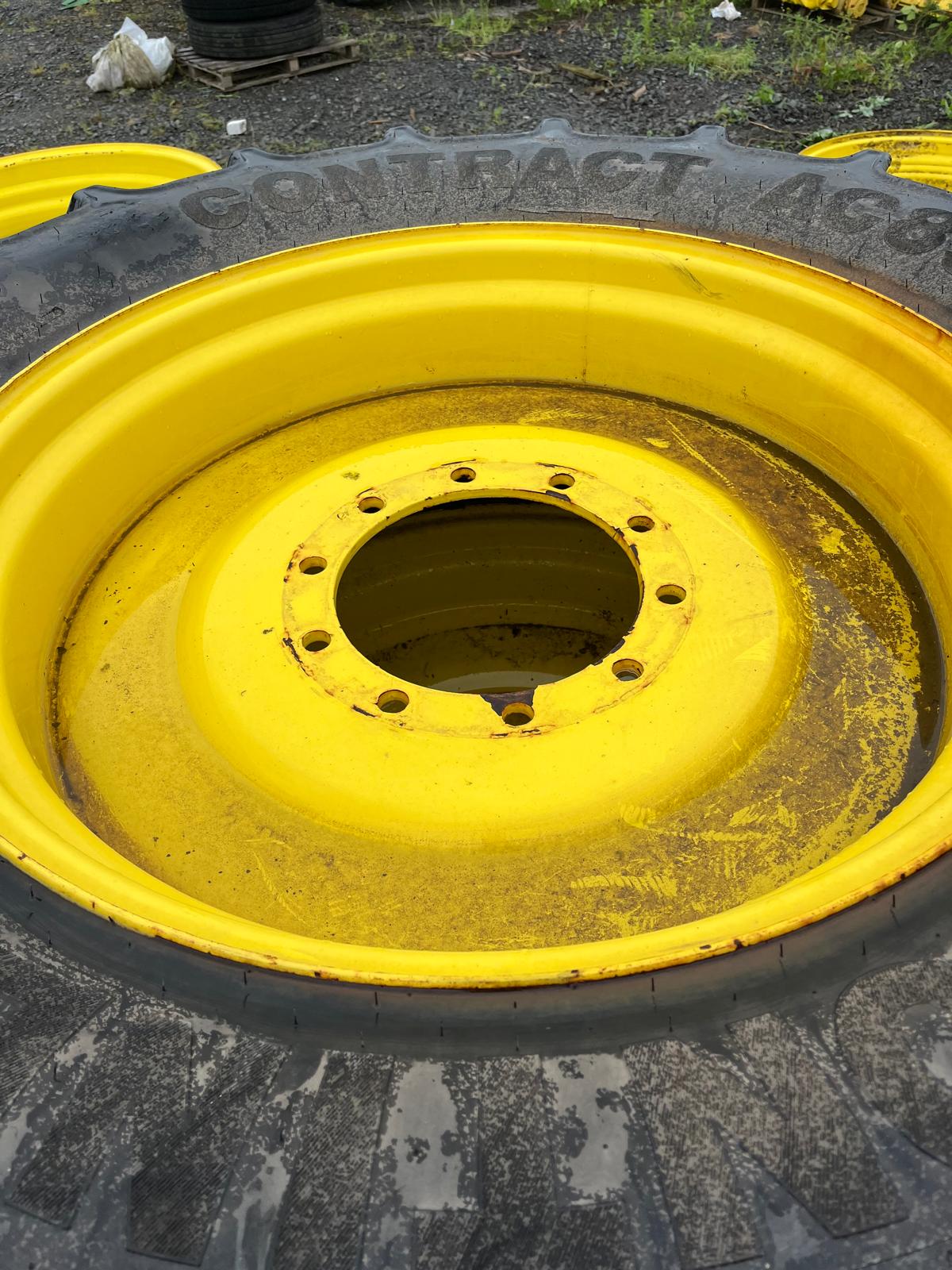 Used Set Row Crop Wheels 380/90R50 and 380/85R34