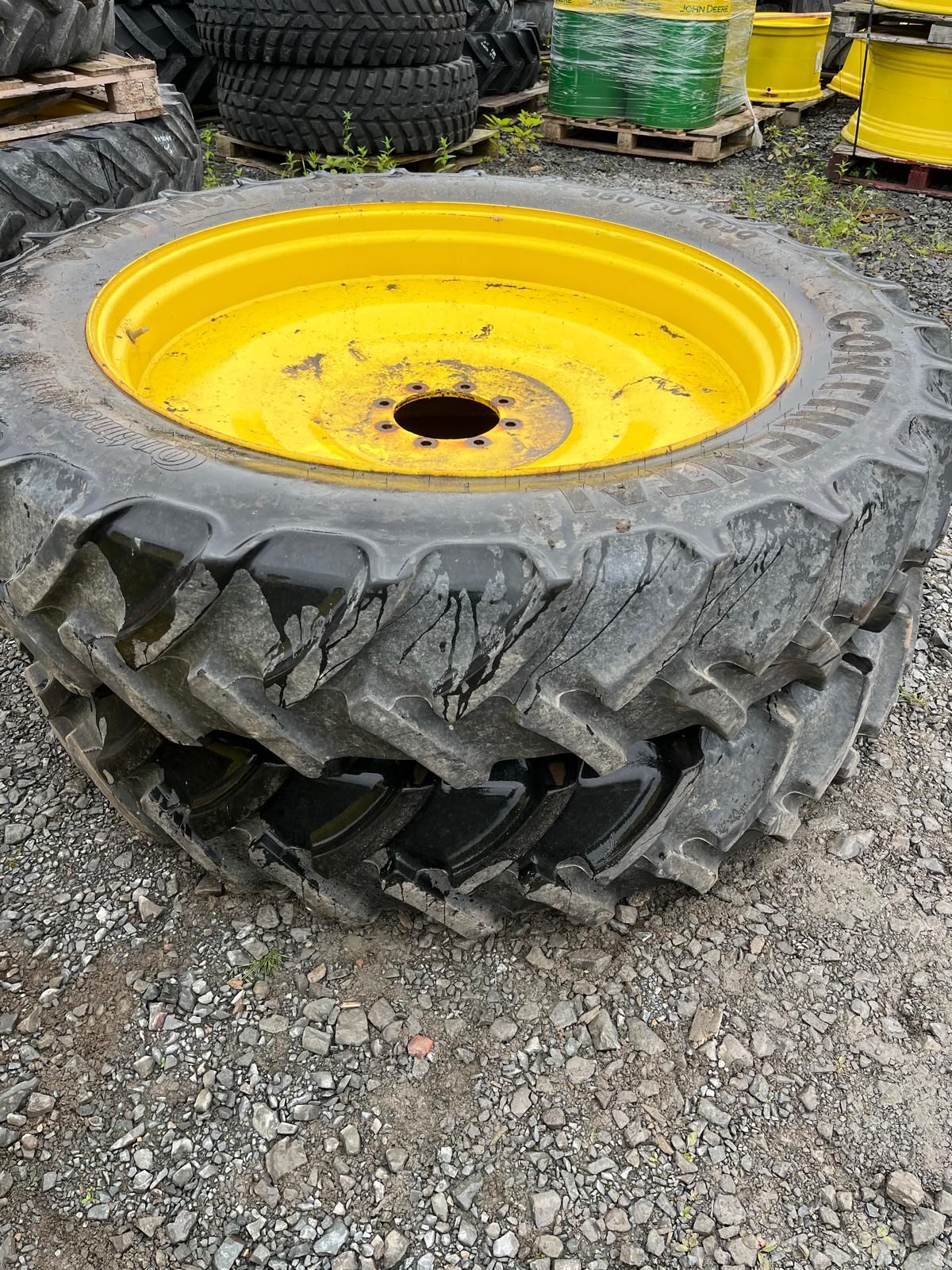 Used Set Row Crop Wheels 380/90R50 and 380/85R34