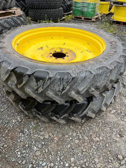 Used Set Row Crop Wheels 380/90R50 and 380/85R34