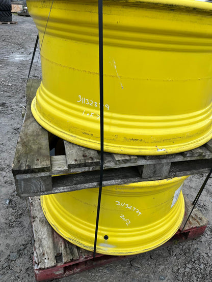 Used Pair 20x42 John Deere Solid Wheel Rims